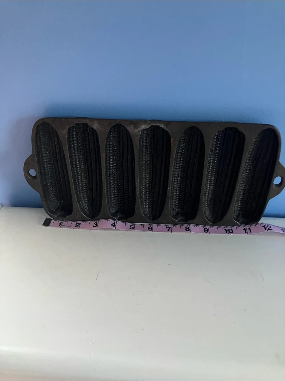 Vintage Wagner Ware Cornbread Cast Iron Jr Pan - Krusty Korn Kobs - Model 1319